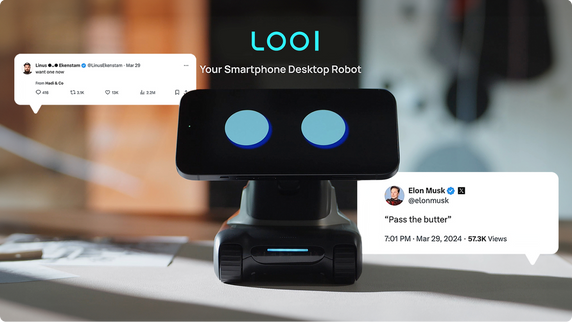 LOOI Robot: Turn Your Smartphone into a Desktop Robot! LOOI Robot: Turn Your Smartphone into a Desktop Robot!